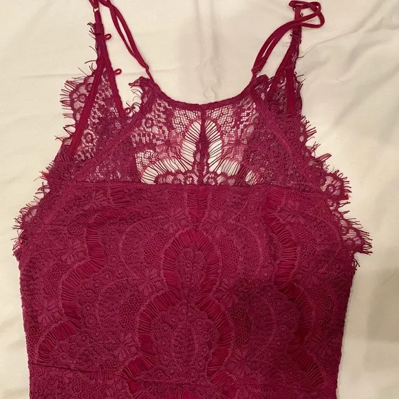 Free People lace halter dress - Picture 9 of 10